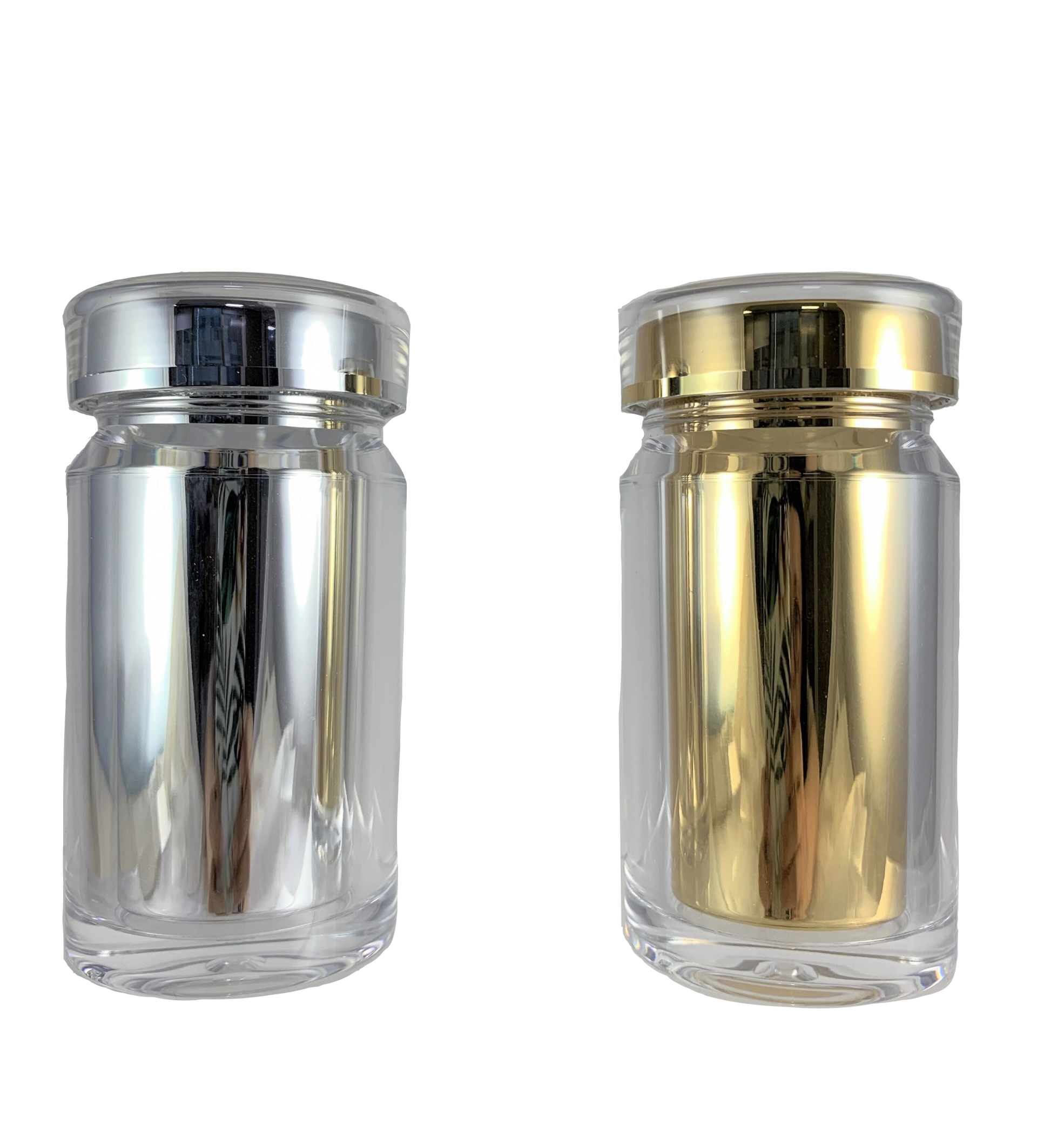 Acryl Runde Kapsel Jar 100ml - B-100 Acryl-Kapselglas