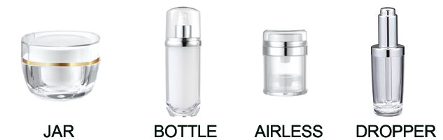 COMPLETE TYPE OF PACKAGING (JAR, BOTTLE, AIRLESS, DROPPER)