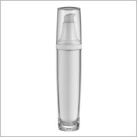 Botol Lotion Bulat Akrilik 100ml - HB-100 Planet Logam (Kemasan Kosmetik Akrilik Bundar Termetal)