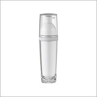 Bottiglia per lozione rotonda in acrilico da 50 ml - HB-50 Pianeta di metallo (imballaggio cosmetico acrilico rotondo metallizzato)