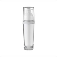 アクリル製丸型化粧水ボトル 60ml - HB-60 メタライズドラウンドアクリル化粧品パッケージ