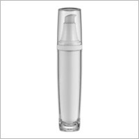 Botella de loción redonda de acrílico 60ml - HB-60 Un Planeta de Metal (Embalaje cosmético acrílico redondo metalizado)