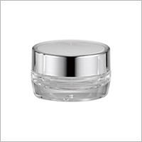 Pot de crème rond en acrylique 15ml - HD-15 Metal Planet (Emballage cosmétique rond en acrylique métallisé)