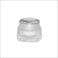 Pot carré en acrylique pour crème 60ml - TD-60-DD Diamant à jamais