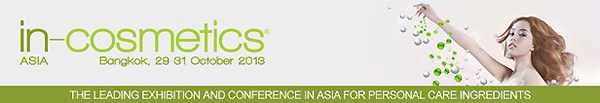 In-Cosmetics Asie 2013