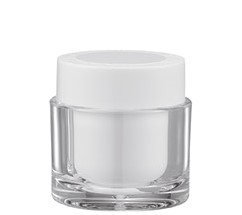 Acrylic Round cream jar